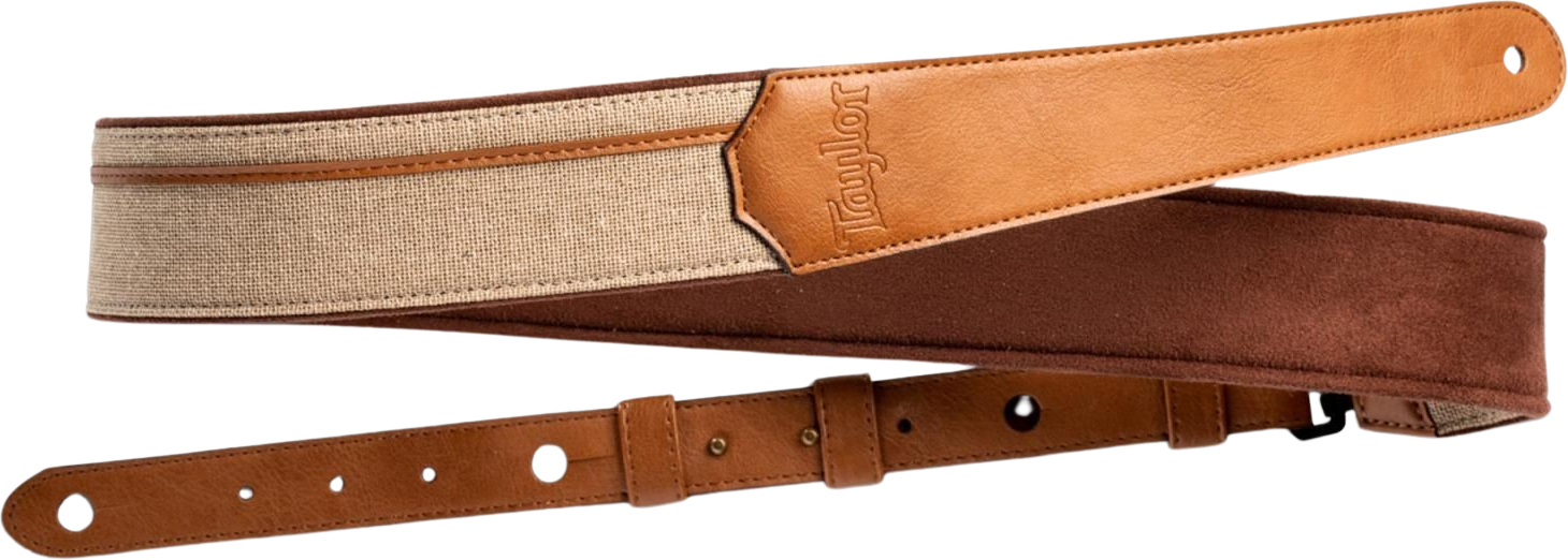 Taylor Vegan Leather Guitar Strap 2.5-inc Tan 4203-25 Cuir - Gitarrengurt - Main picture