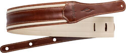 Gitarrengurt Taylor 2.5-inc. Element Leather Guitar Strap 4113-25 - Brown/Cream