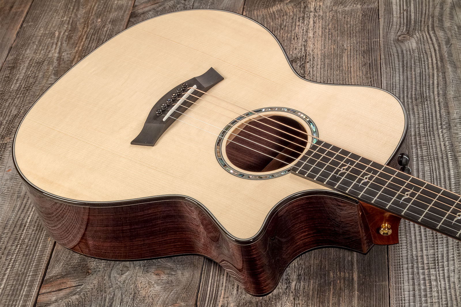 Taylor Custom Shop Ga-e Grand Auditorium Cw Epicea Palissandre Eb Es2 #1211133096 - Natural - Folk-Gitarre - Variation 2