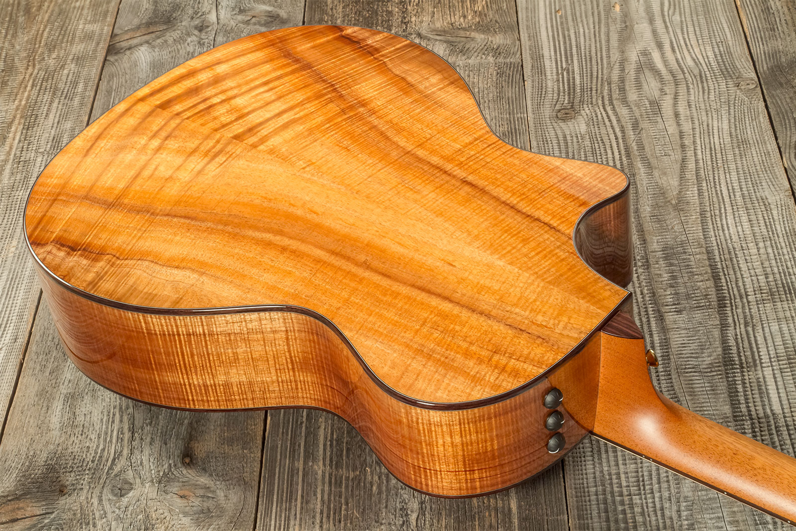 Taylor Custom Shop Ga-e Grand Auditorium Cw Tout Koa Eb Es2 #1211143039 - Natural - Westerngitarre & electro - Variation 5