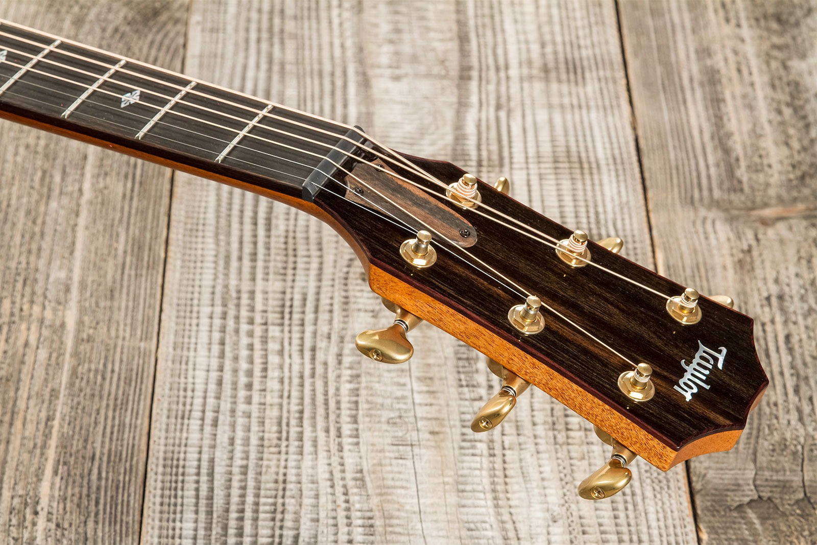Taylor Custom Shop Ga-e Grand Auditorium Cw Tout Koa Eb Es2 #1211143039 - Natural - Westerngitarre & electro - Variation 7