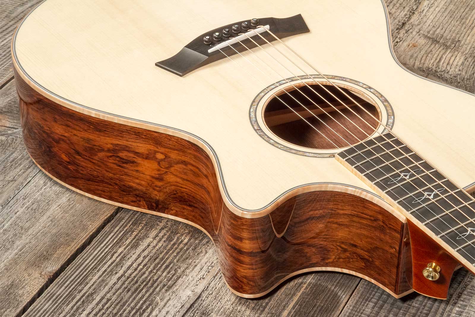Taylor Custom Shop Gc-e Grand Concert Cw Epicea Palissandre Eb Es2 #1211063098 - Natural - Folk-Gitarre - Variation 4
