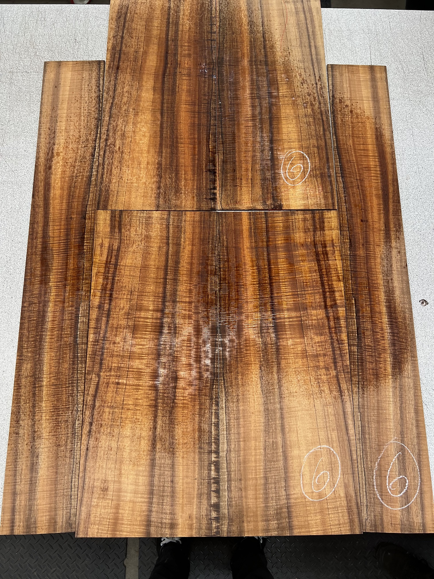 Taylor Custom Shop Gc-e Grand Concert Cw Tout Koa Eb Es2 #1211133097 - Sunburst - Folk-Gitarre - Variation 9