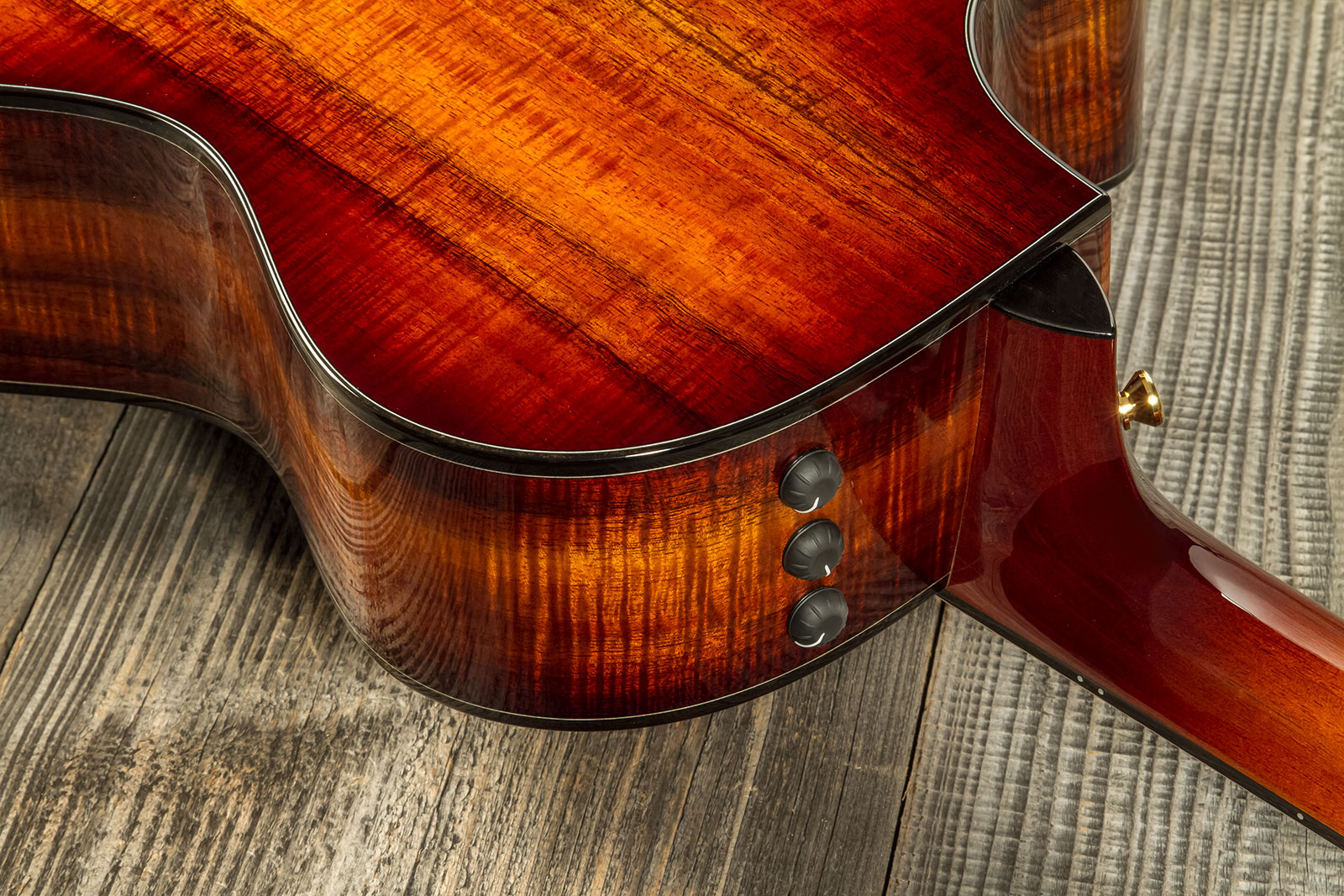 Taylor Custom Shop Gc-e Grand Concert Cw Tout Koa Eb Es2 #1211133097 - Sunburst - Folk-Gitarre - Variation 6