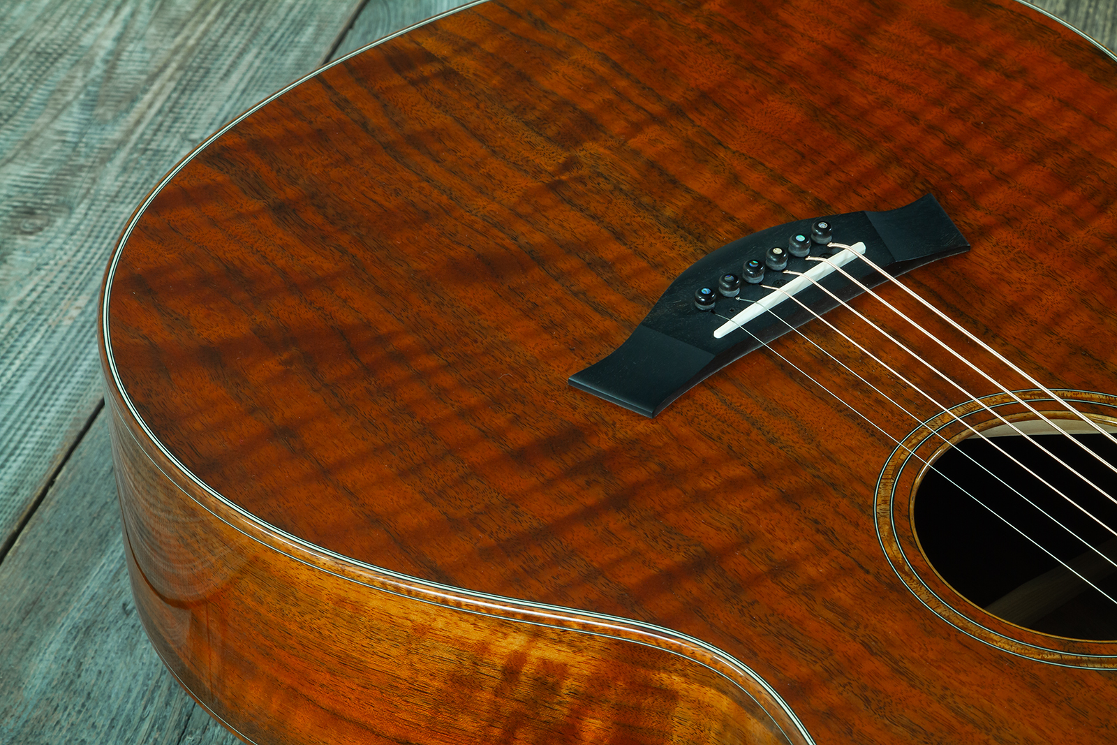 Taylor Custom Shop Gs-ce Koa Grand Symphony Cw Tout Koa Eb Es2 #1105106127 - Natural - Folk-Gitarre - Variation 6