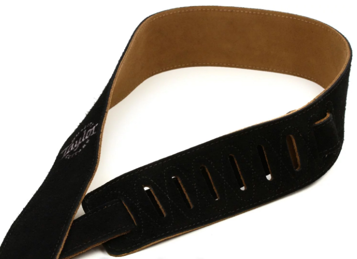 Taylor Strap Embroidered Suede Black 2.5 Inches - Gitarrengurt - Variation 1