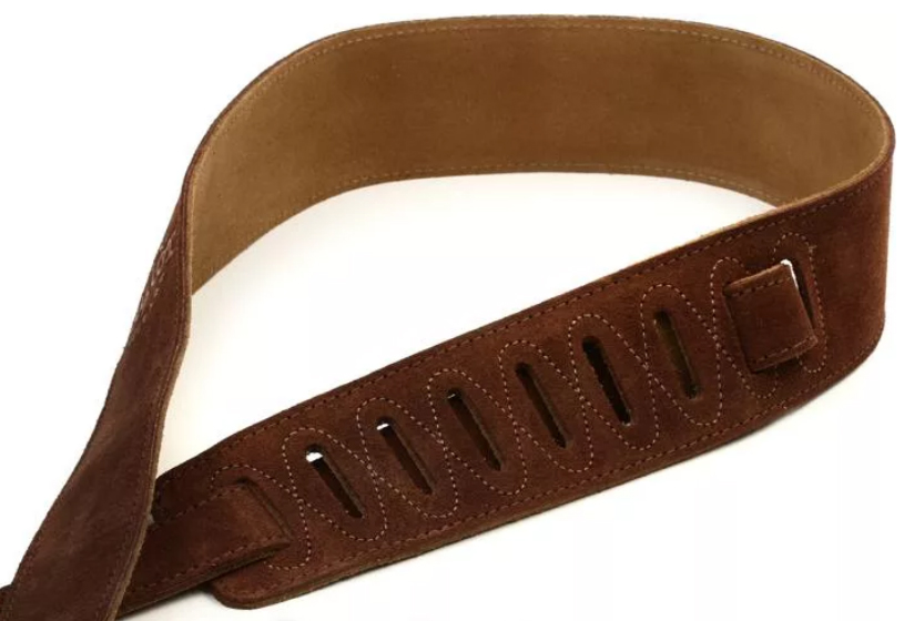 Taylor Strap Embroidered Suede Choc 2.5 Inches - Gitarrengurt - Variation 2