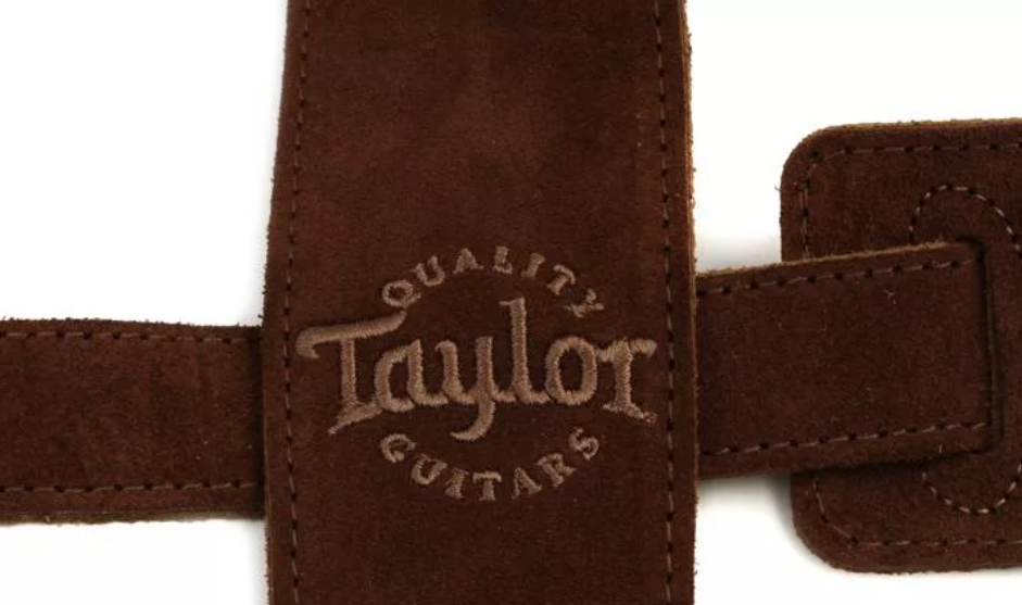 Taylor Strap Embroidered Suede Choc 2.5 Inches - Gitarrengurt - Variation 3