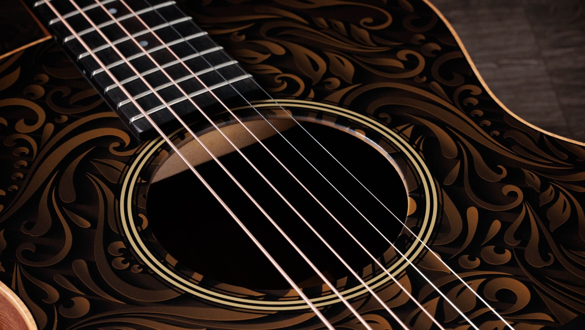 Taylor Gs Mini-e Special Edition Parlor Shsc Epicea Sapele Es-b Eb - Paisley Burst - Folk-Gitarre - Variation 2
