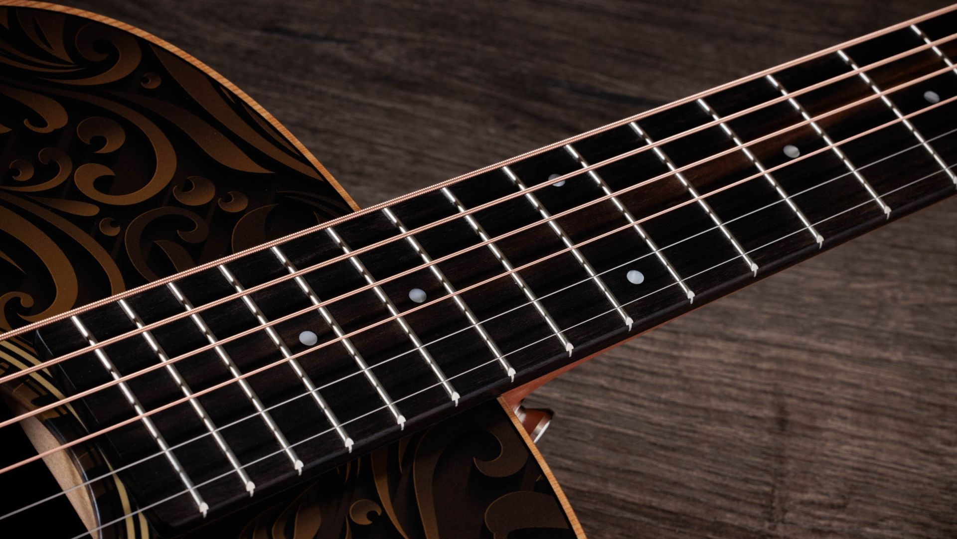 Taylor Gs Mini-e Special Edition Parlor Shsc Epicea Sapele Es-b Eb - Paisley Burst - Folk-Gitarre - Variation 3