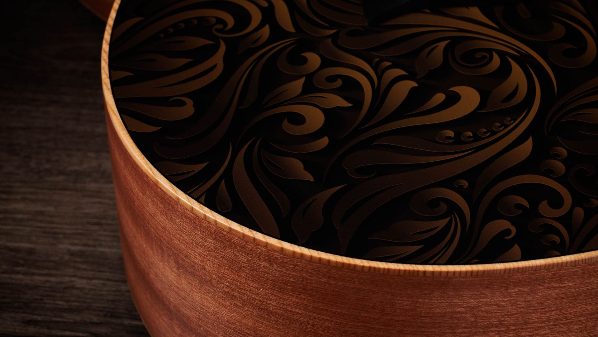 Taylor Gs Mini-e Special Edition Parlor Shsc Epicea Sapele Es-b Eb - Paisley Burst - Folk-Gitarre - Variation 4