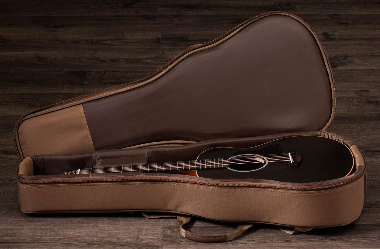 Taylor Gs Mini-e Special Edition Shsc Epicea Sapele Eb Esb - Trans Black - Folk-Gitarre - Variation 5