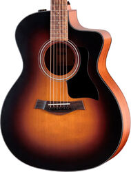 Folk-gitarre Taylor 114ce Special Edition - Dark Tobacco Edgeburst Top