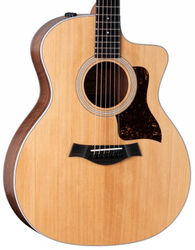Folk-gitarre Taylor 214ce 2024 - Natural satin