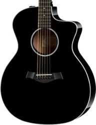 Folk-gitarre Taylor 214ce-BLK DLX - Black