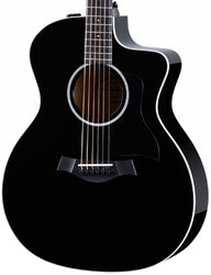 Folk-gitarre Taylor 214ce-BLK Plus - Black