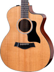 Folk-gitarre Taylor 254ce Plus 12-String - natural
