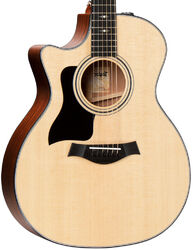 Linkshändige folkgitarre Taylor 314ce LH - Natural