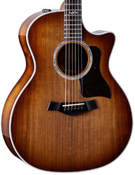 Folk-gitarre Taylor 424ce Walnut/Walnut SEB Special Edition - Shaded edgeburst