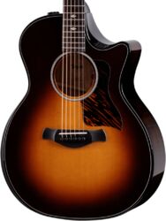 Folk-gitarre Taylor Builder's Edition 514ce - Tobacco kona burst