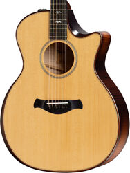 Folk-gitarre Taylor 614CE Builder's Edition V-Class - Natural top & wild honey burst