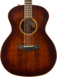 Folk-gitarre Taylor Custom GA-e V-Class - blackwood