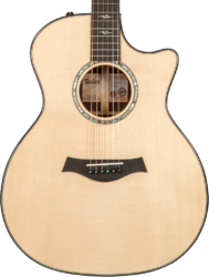 Folk-gitarre Taylor Custom Shop GA-E Grand Auditorium #1211133096 - Natural