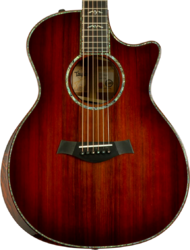 Folk-gitarre Taylor Custom Shop Grand Auditorium #1210103110 - Shaded Edgeburst