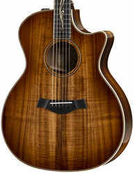 Folk-gitarre Taylor K24ce V-Class Bracing 2018 - Shaded edgeburst