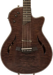Semi-hollow e-gitarre Taylor T5z LTD QMT/Sapele - Shark gray