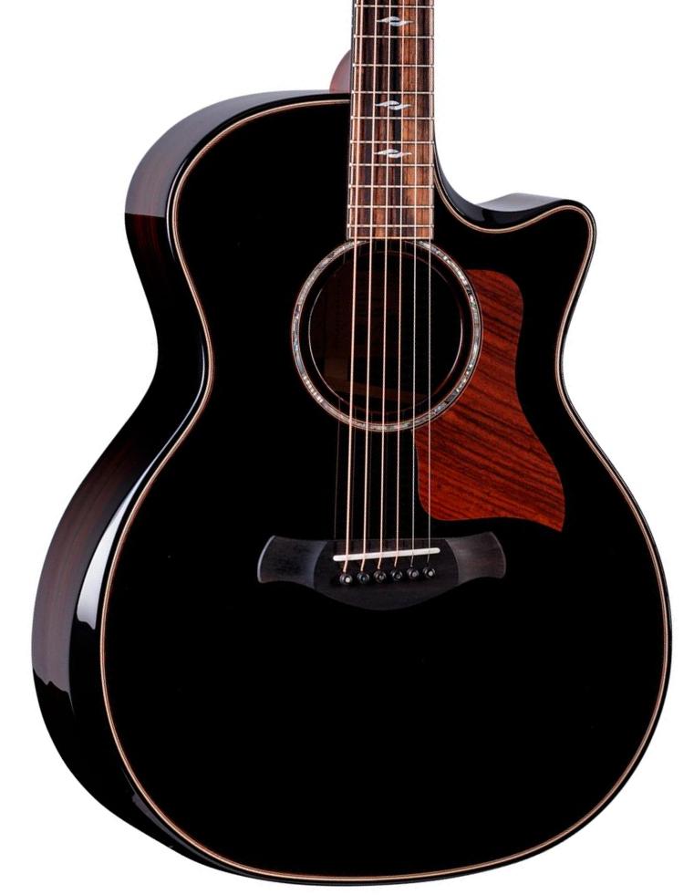 Folk-gitarre Taylor Next Generation Builder's Edition 814ce - Blacktop & Kona Edgeburst