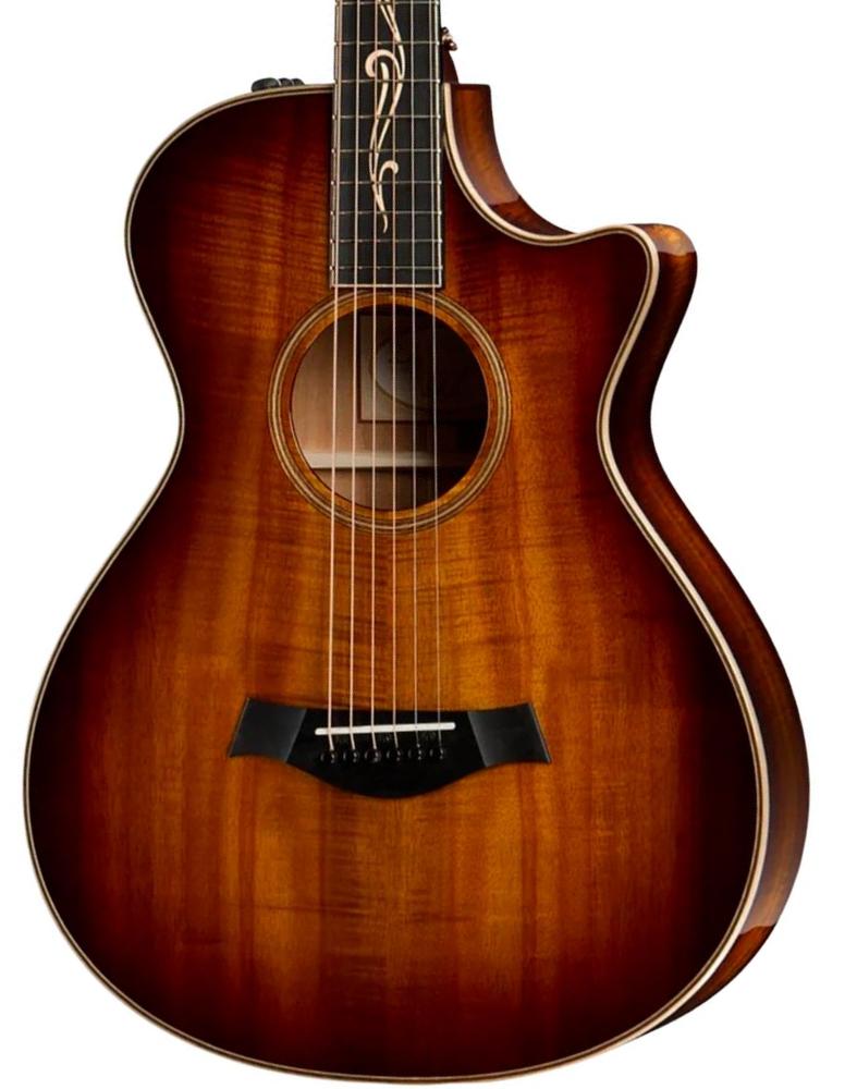 Folk-gitarre Taylor K22ce 12-Fret - Dark edgeburst