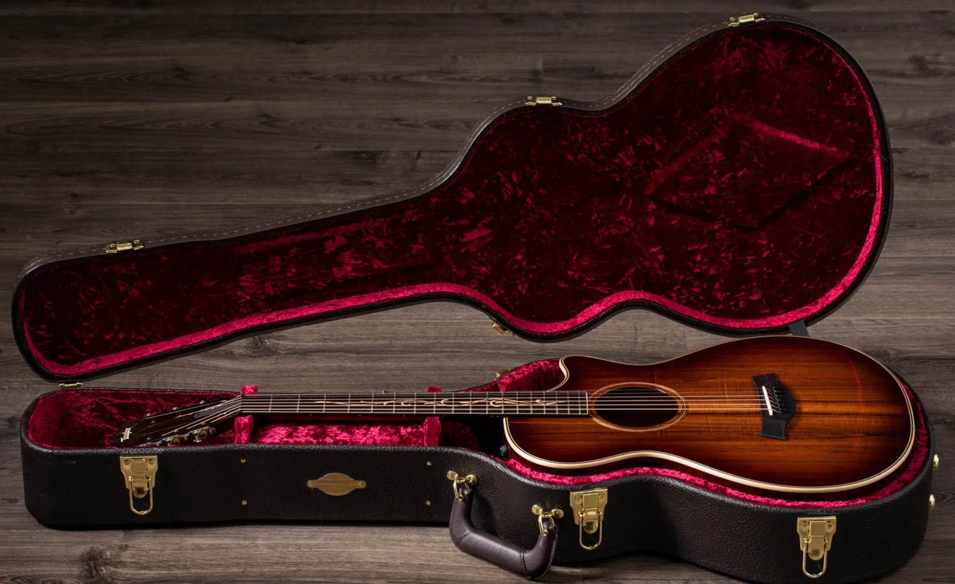 Taylor K22ce 12-fret Grand Concert Cw Shsc Tout Koa Eb Es2 - Dark Edgeburst - Folk-Gitarre - Variation 9