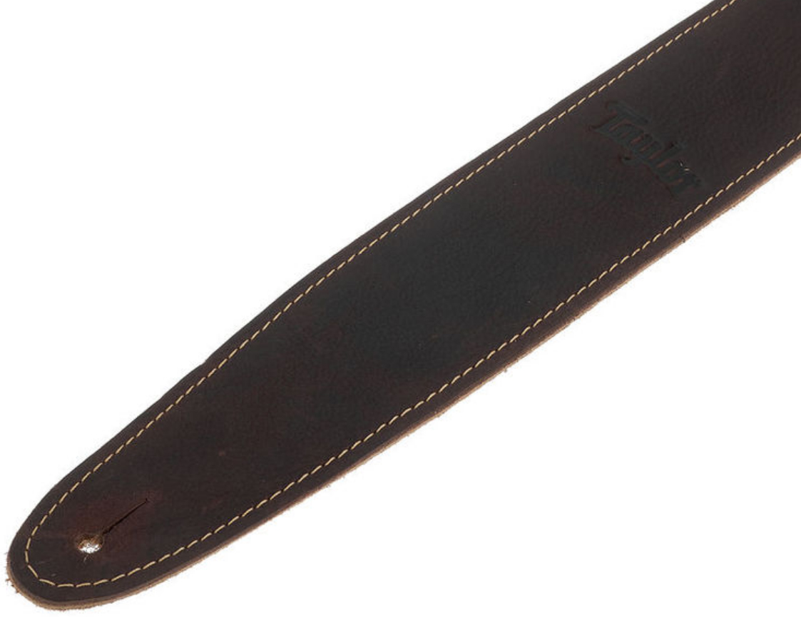 Taylor Strap Choc Brown Leather Suede Back 2.5 Inches - Gitarrengurt - Variation 1