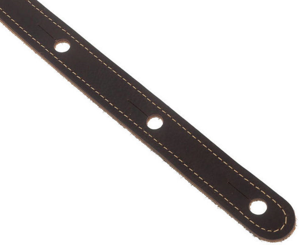 Taylor Strap Choc Brown Leather Suede Back 2.5 Inches - Gitarrengurt - Variation 2