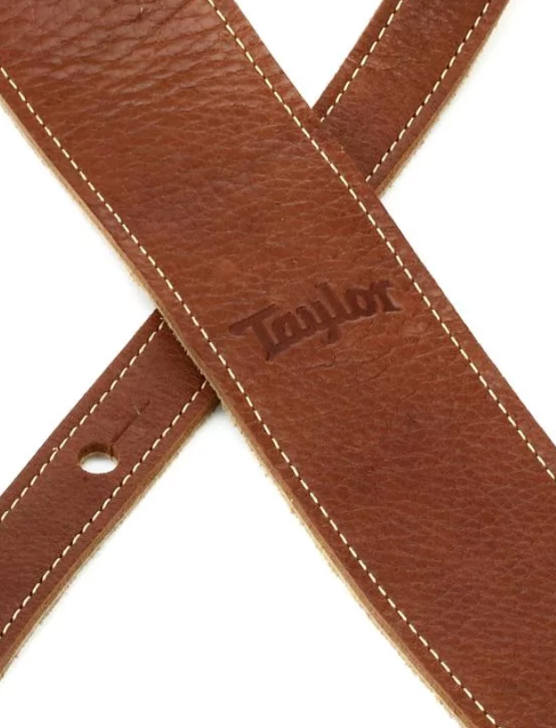 Taylor Strap Med Brown Leather Suede Back 2.5 Inches - Gitarrengurt - Variation 1