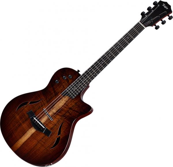 Semi-hollow e-gitarre Taylor T5z Classic Koa - Shaded edgeburst