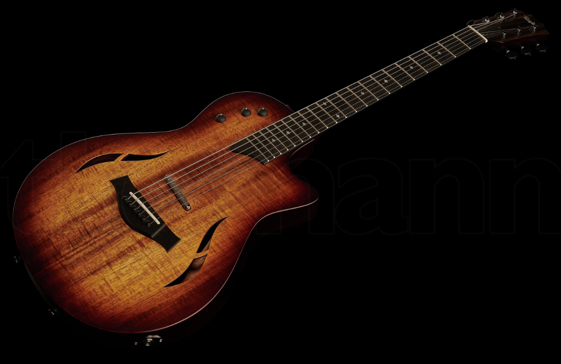 Taylor T5z Classic Cw Koa Sapele Eb - Shaded Edgeburst - Semi-Hollow E-Gitarre - Variation 2