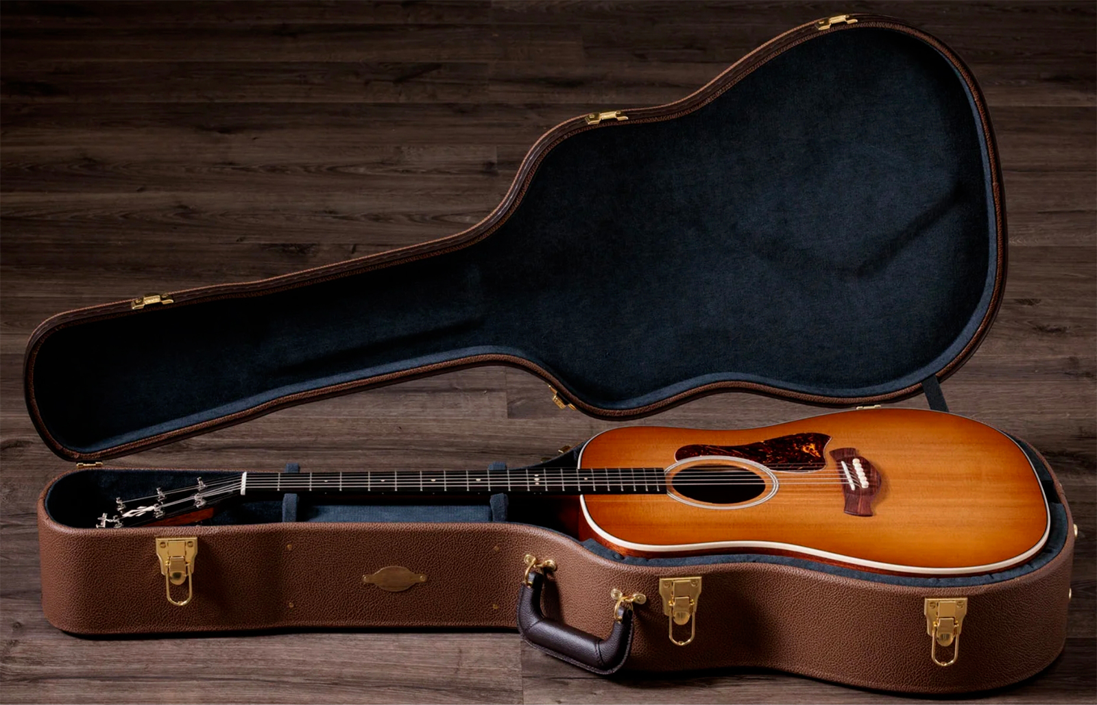 Taylor Trey Hensley 510e Special Ed. Gold Label Dreadnought Epicea Acajou Eb - Antique Blond - Folk-Gitarre - Variation 10