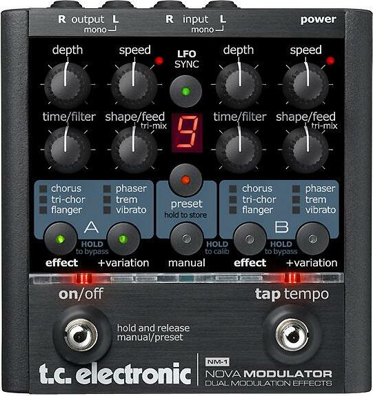 Tc Electronic Nm1 Nova Modulator - Modulation/Chorus/Flanger/Phaser & Tremolo Effektpedal - Main picture