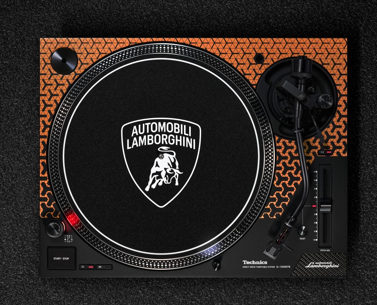 Technics Sl-1200m7b Orange Lamborghini - Plattenspieler - Variation 3