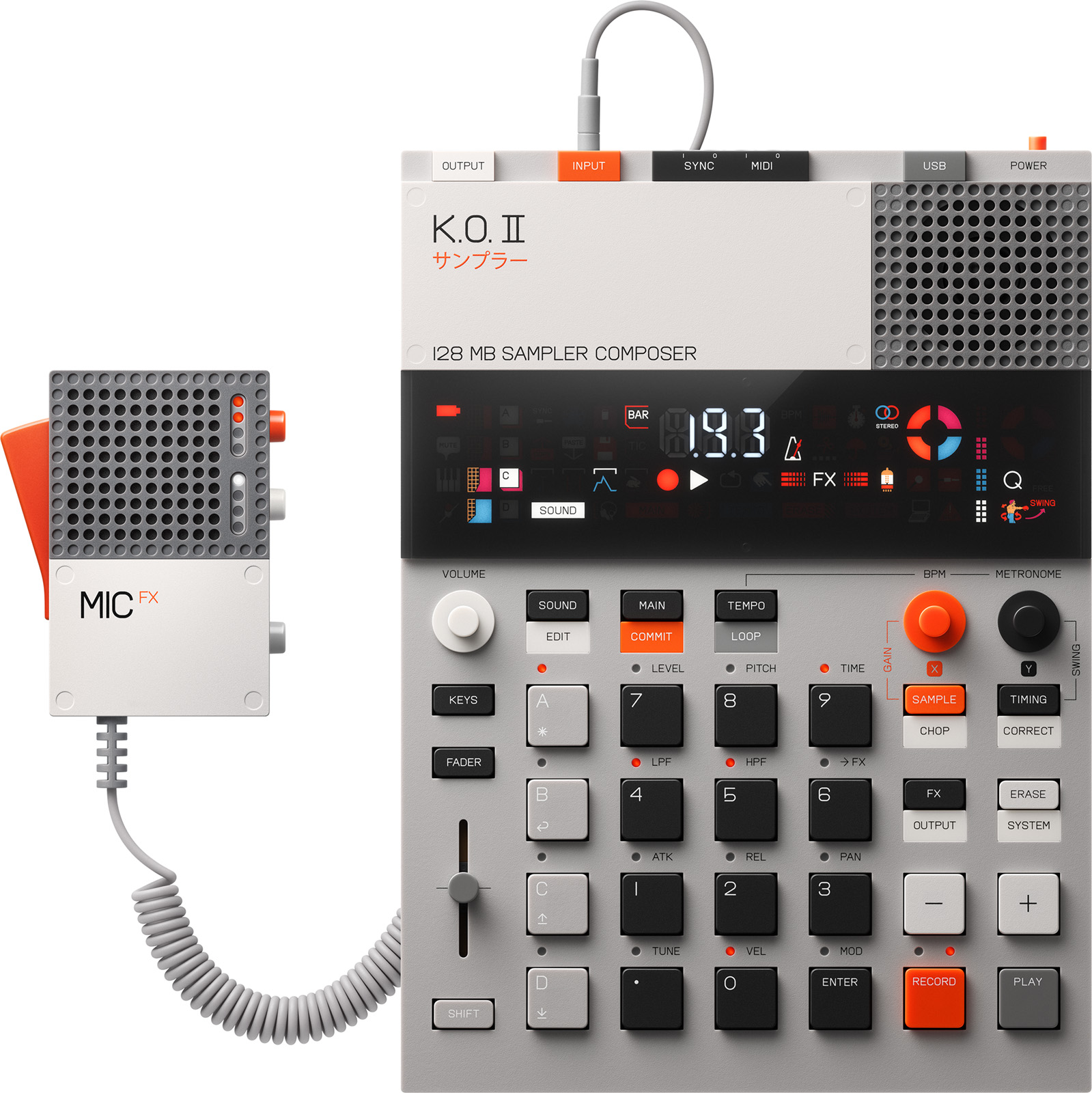 Teenage Engineering Ep-2350 Mic Fx - Gesangs­mi­kro­fone - Variation 2