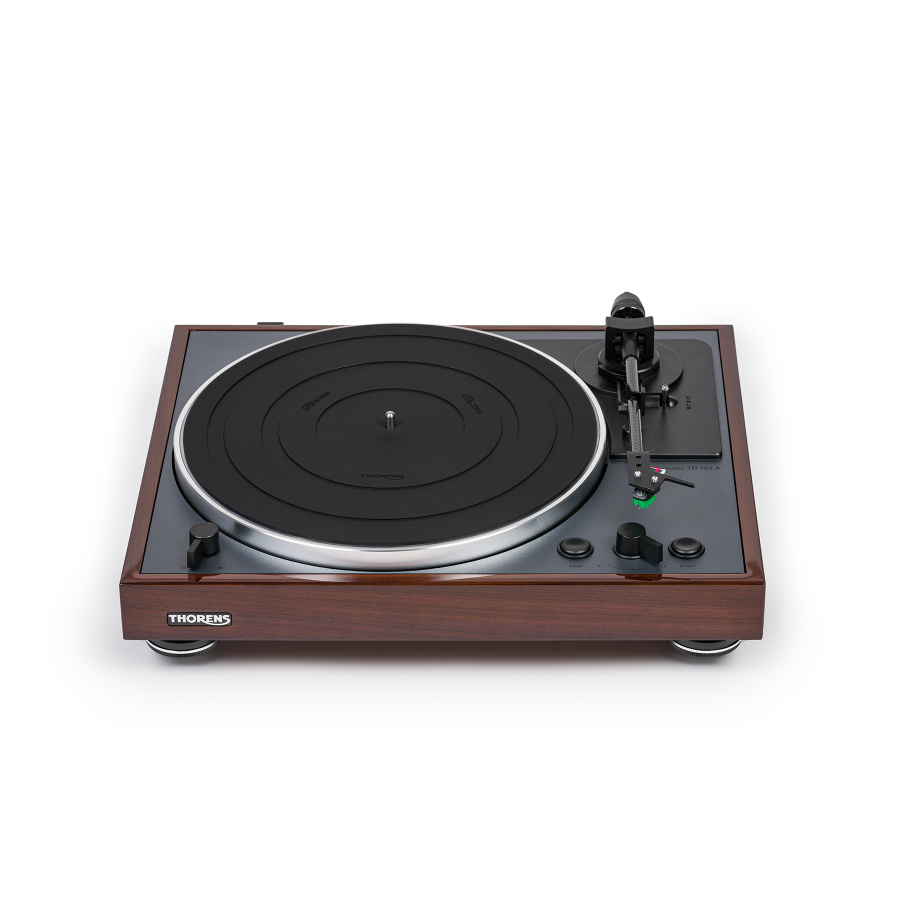 Thorens Td 102 A Noyer - Turntables Hifi - Variation 3