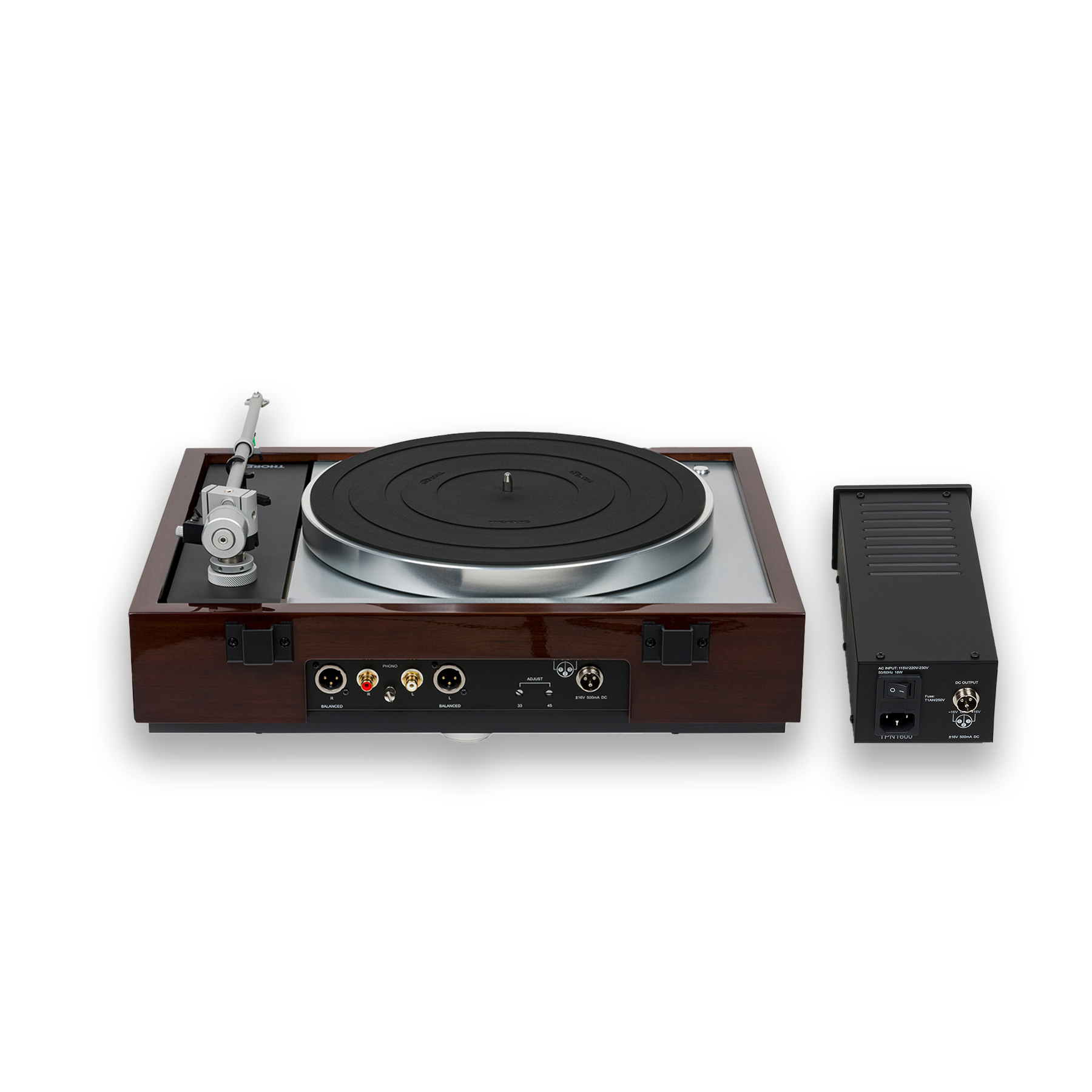 Thorens Td 1601 Noyer Inclus Tas 1600 - Turntables Hifi - Variation 1