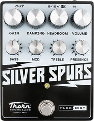 Overdrive/distortion/fuzz effektpedal Thorn soundlabs Silver Spurs