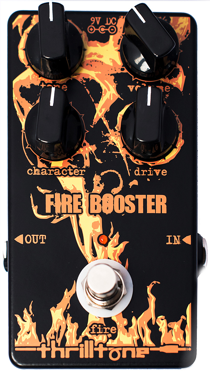 Thrilltone Fire Booster - - Overdrive/Distortion/Fuzz Effektpedal - Main picture