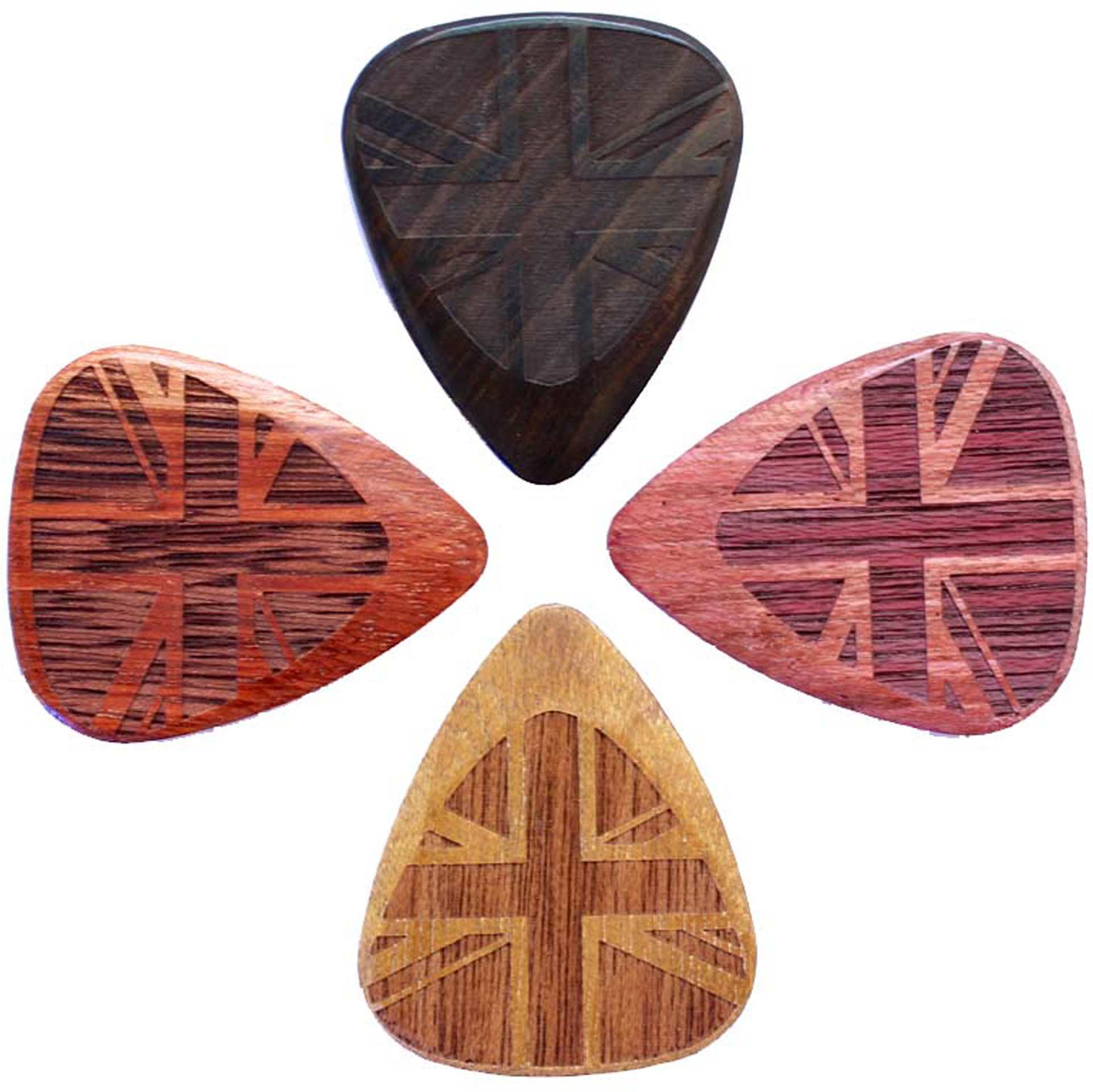 Timber Tones Sachet 4 Mediators En Bois - Flag - Plektren - Main picture