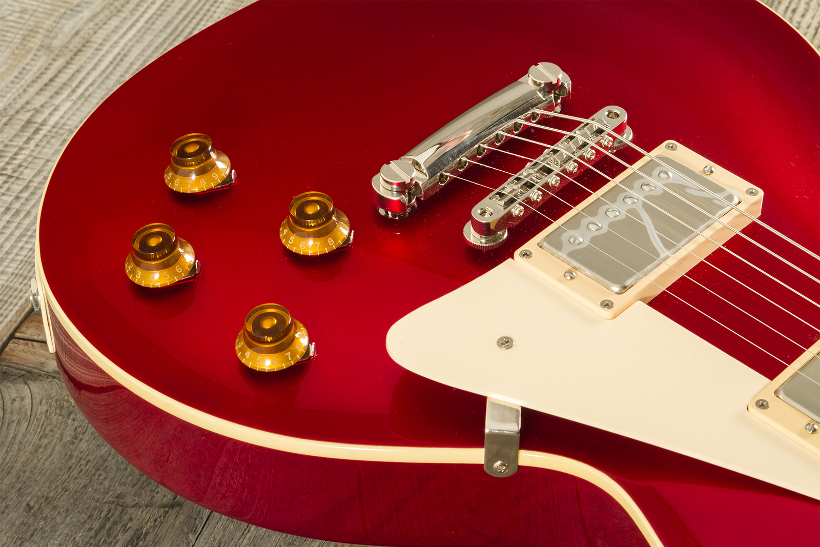 Tokai Love Rock Ls101 Jap 2h Ht Rw #2348440 - Candy Apple Red - Single-Cut-E-Gitarre - Variation 2