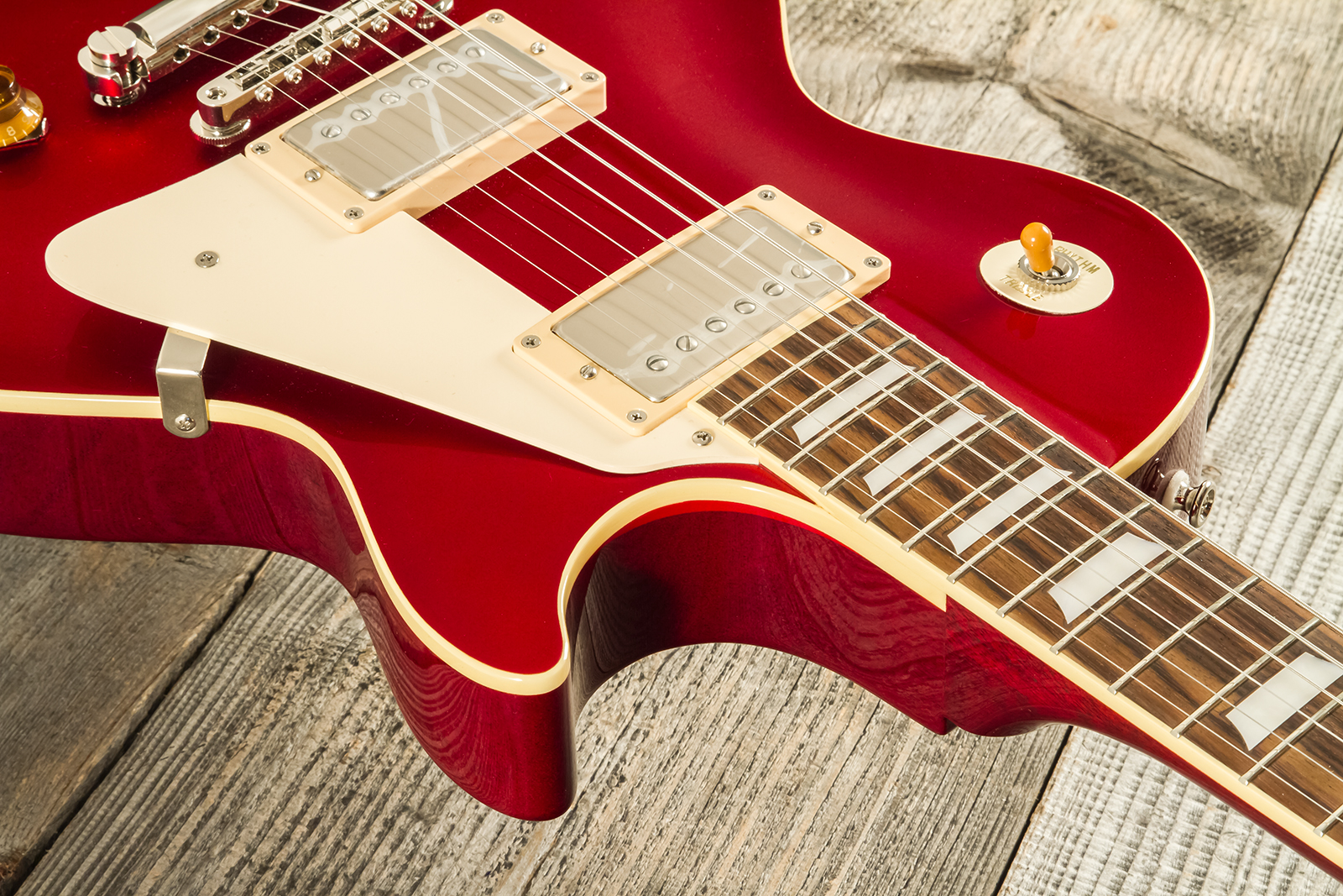 Tokai Love Rock Ls101 Jap 2h Ht Rw #2348440 - Candy Apple Red - Single-Cut-E-Gitarre - Variation 3