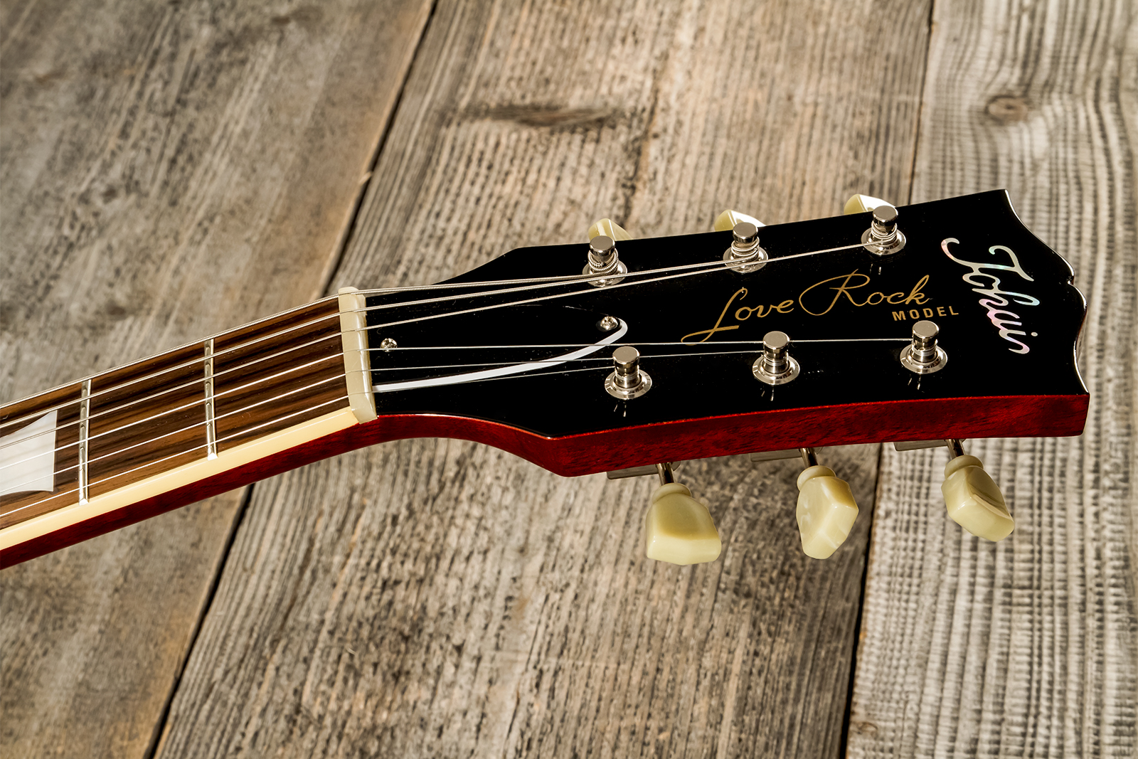 Tokai Love Rock Ls101 Jap 2h Ht Rw #2348440 - Candy Apple Red - Single-Cut-E-Gitarre - Variation 7